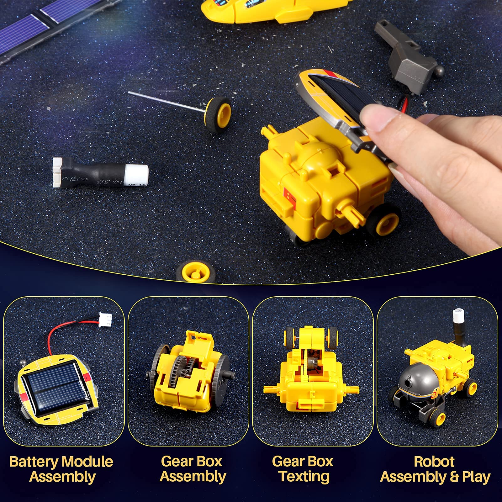 Foto 8 pulgar | Kit Científico Cobfdha Stem Proyecta Robots Espaciales Solares De 8 A 14 Años - Venta Internacional.