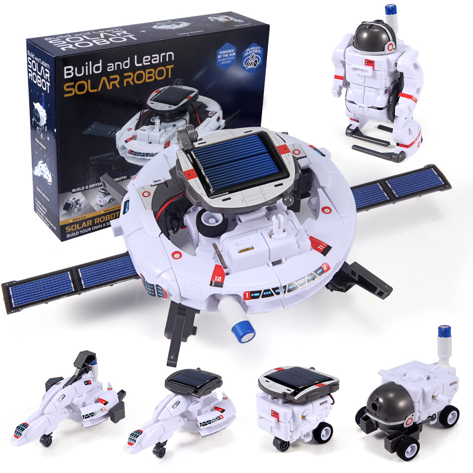 Foto 2 pulgar | Kit de Robots Solares STEM 6 Proyectos en 1 para Niños de 8 a 12 Años - Venta Internacional