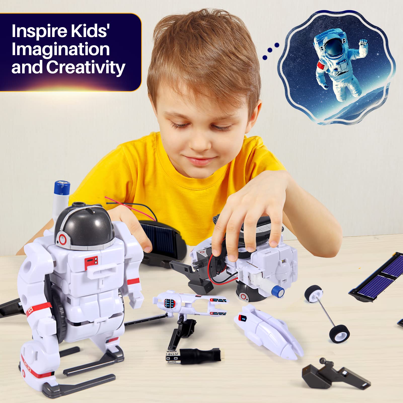 Foto 6 pulgar | Kit de Robots Solares STEM 6 Proyectos en 1 para Niños de 8 a 12 Años - Venta Internacional