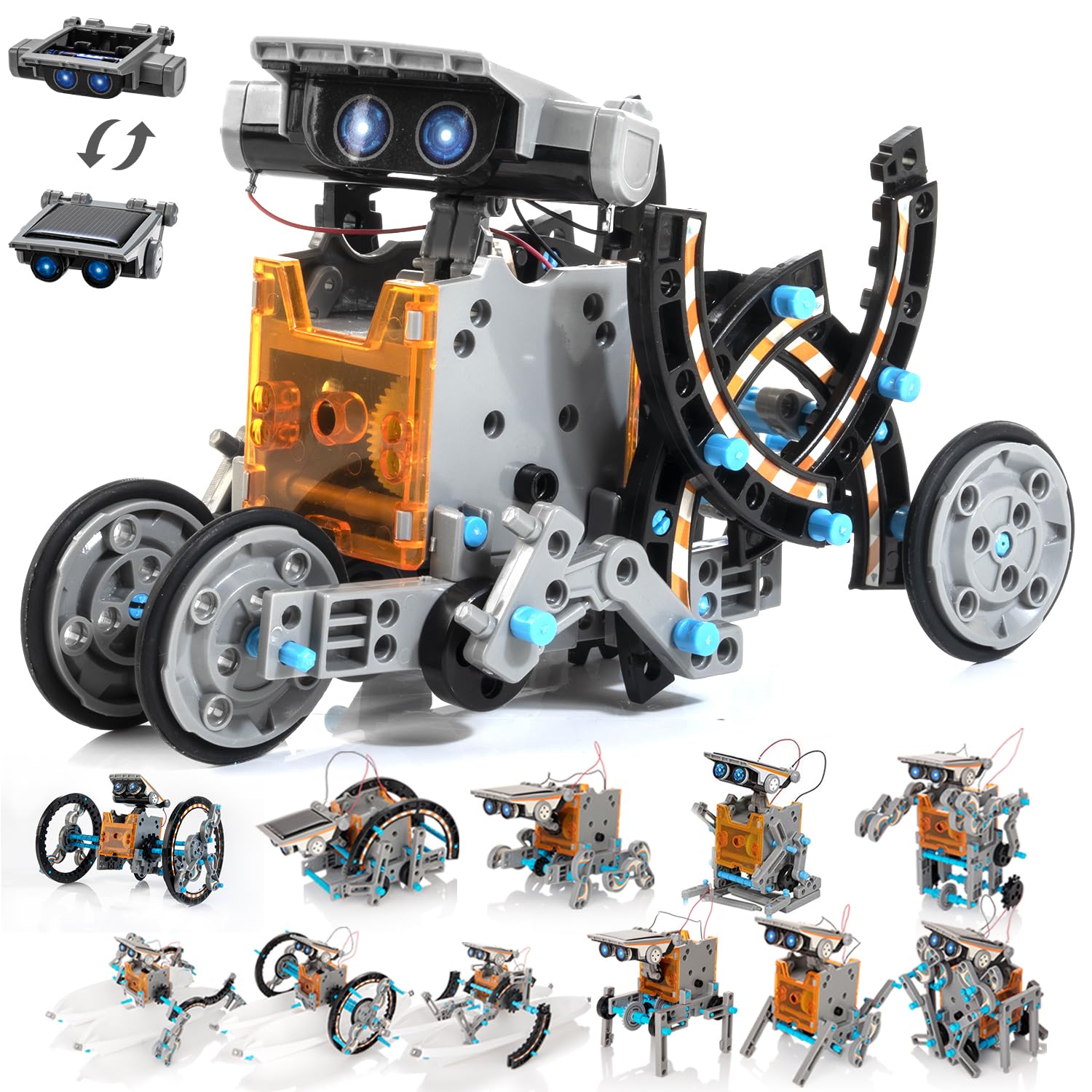 Kit de Robot Solar Kidwill 14 en 1 Educativo Stem De Más De 10 Años - Venta Internacional