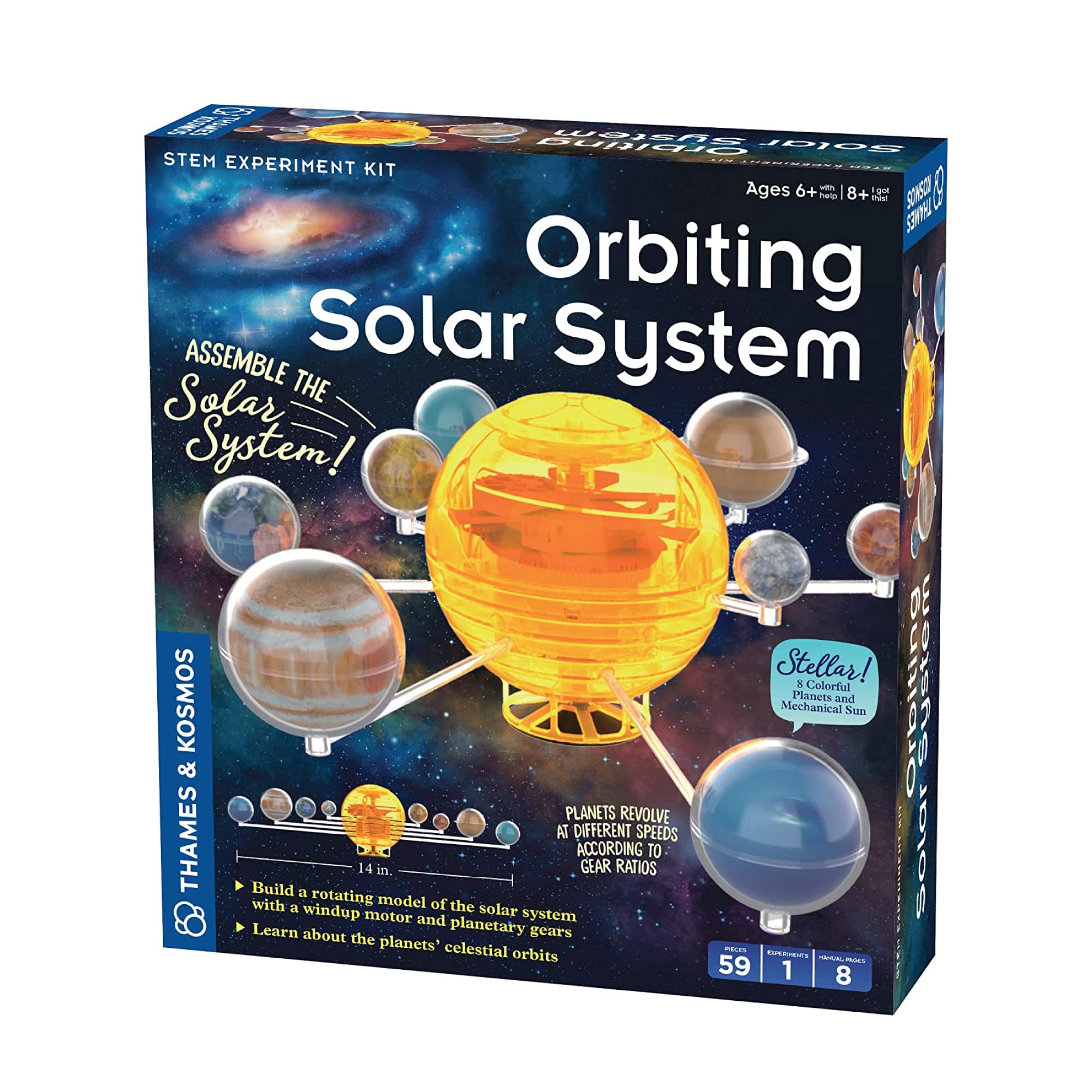 Modelo Del Sistema Solar En Órbita Thames & Kosmos Stem Kit - Venta Internacional.