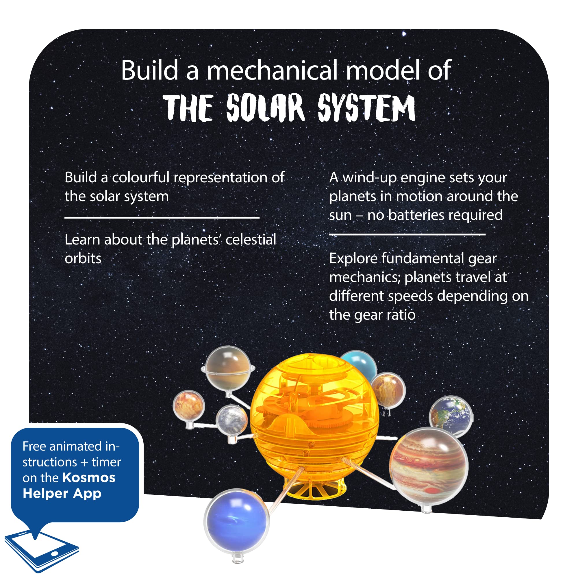 Foto 4 pulgar | Modelo Del Sistema Solar En Órbita Thames & Kosmos Stem Kit - Venta Internacional.