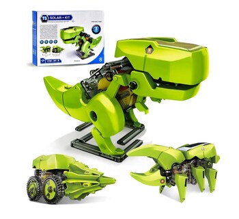 Foto 1 | Juguete De Construcción Robot Solar Bloques De Dinosaurios