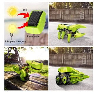 Foto 5 | Juguete De Construcción Robot Solar Bloques De Dinosaurios