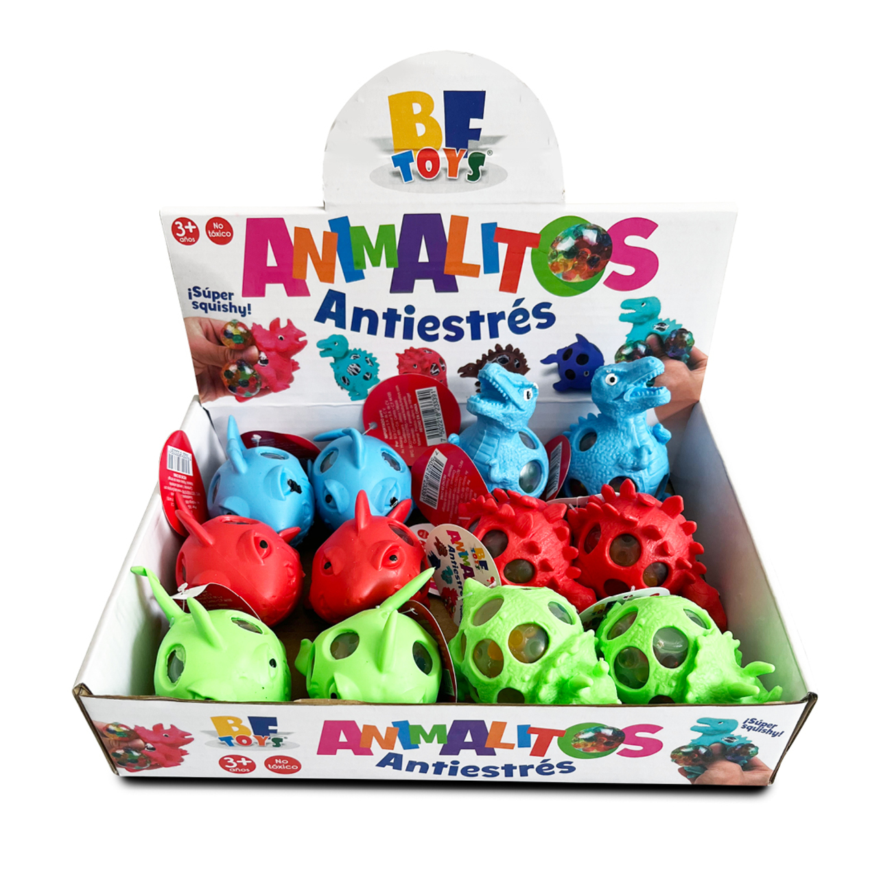 Foto 2 pulgar | Animalitos Anti Estrés Súper Squishy 24 piezas