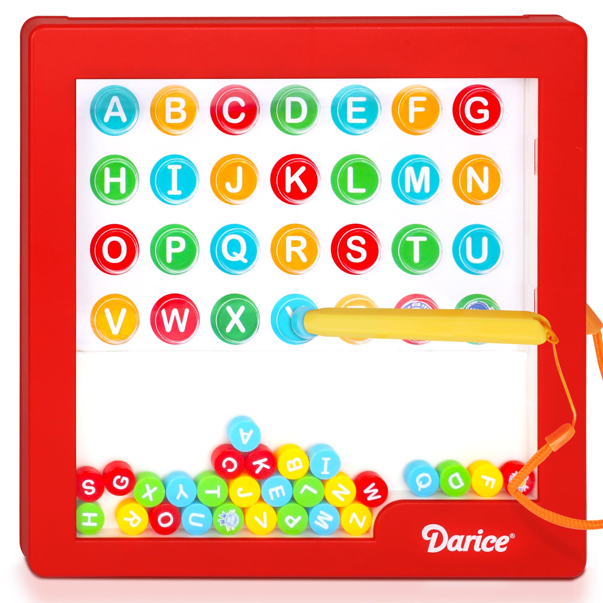 Foto 2 pulgar | Juego De Tablero De Dibujo Magnético Darice Con Letras Para Niños - Venta Internacional.