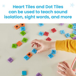 Foto 4 | Phonics Hand2mind - Juego De 6 Azulejos Magnéticos Con Letras Para Construcción De Palabras - Venta Internacional.