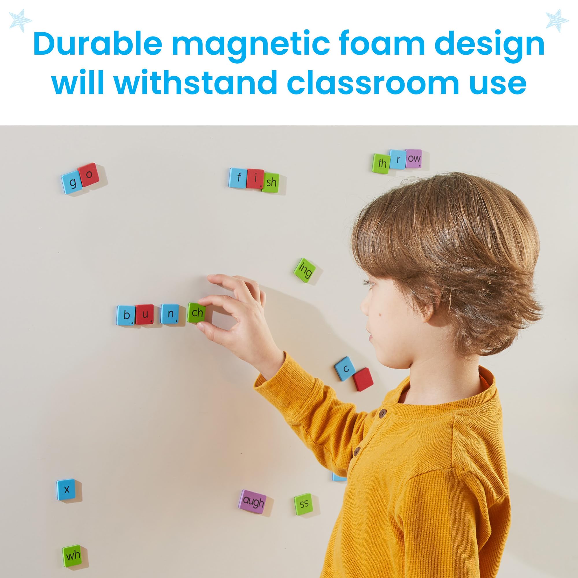 Foto 6 pulgar | Phonics Hand2mind - Juego De 6 Azulejos Magnéticos Con Letras Para Construcción De Palabras - Venta Internacional.