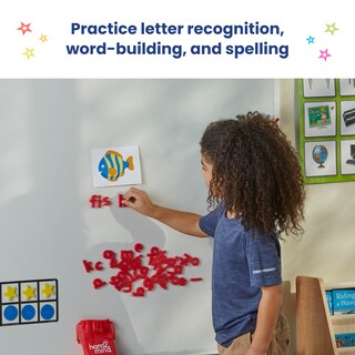Foto 4 | Magnetic Letters Hand2mind Rainbow, Minúscula Para Niños (juego De 6) - Venta Internacional.