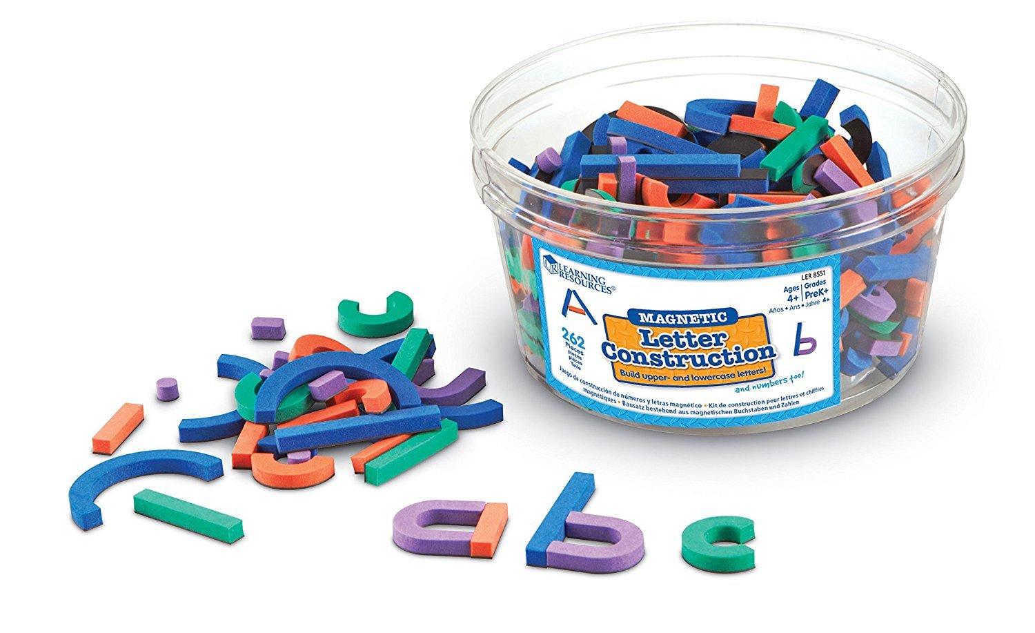 Set De Construcción Learning Resources Con Letras Magnéticas 262 Piezas - Venta Internacional.