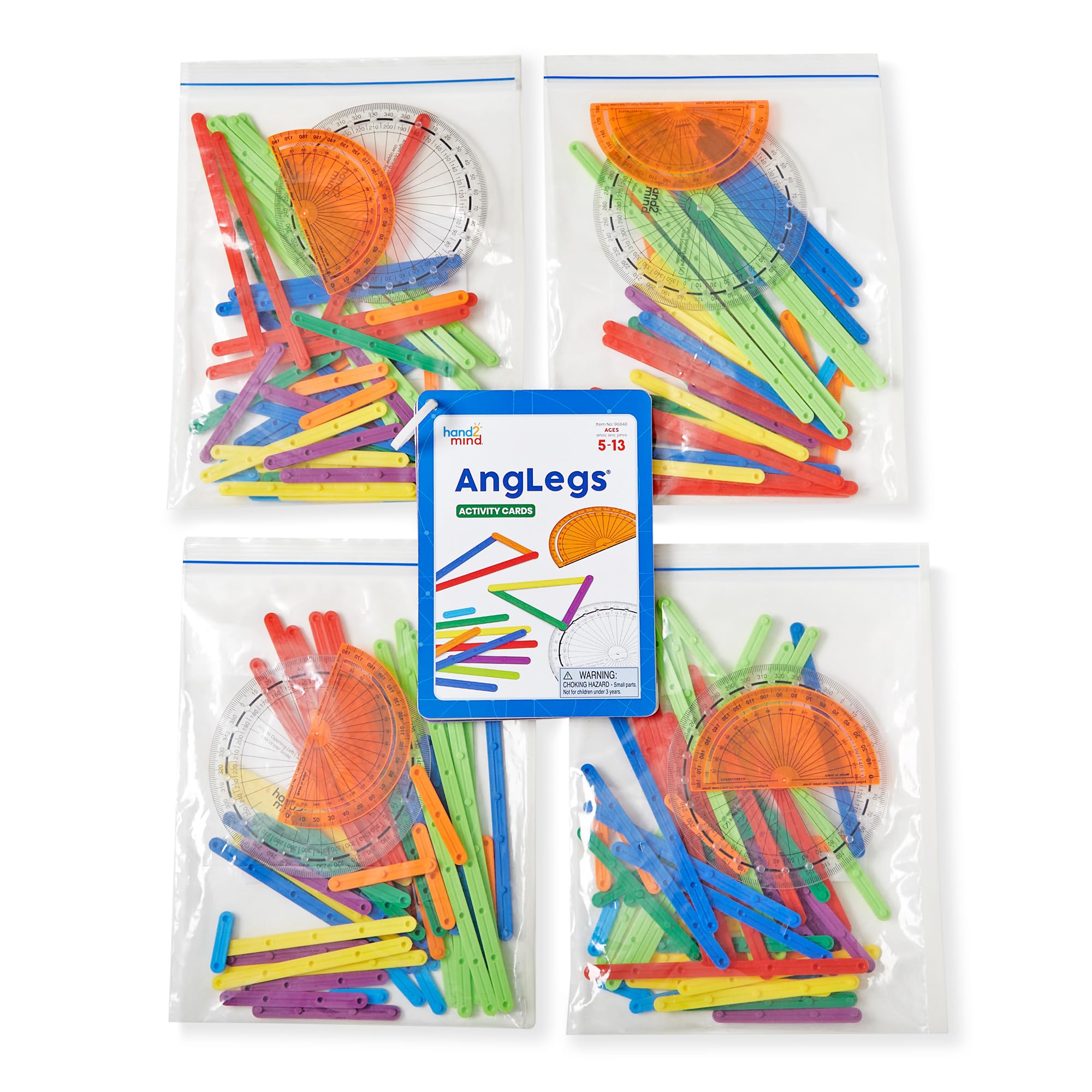 Foto 3 pulgar | Set Para Grupos Pequeños De Geometry Manipulatives Hand2mind Anglegs - Venta Internacional.