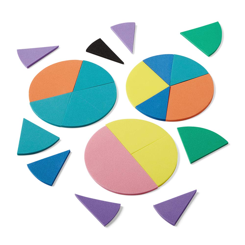 Kit De Manipulación Matemática Hand2mind Manipulite Foam Fractions - Venta Internacional.