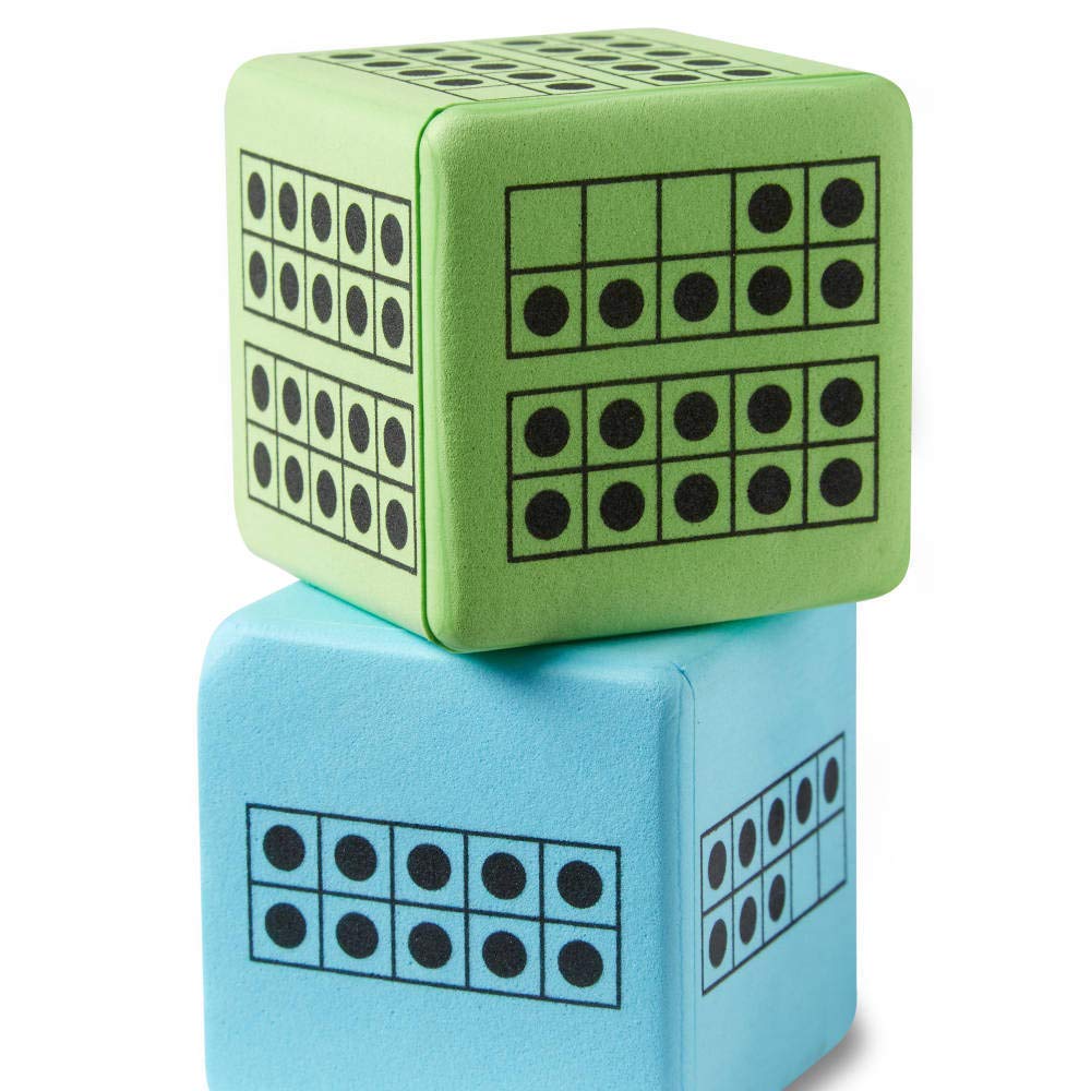 Foto 8 pulgar | Foam Dice Hand2mind Ten Frame Para Aula (juego De 12) - Venta Internacional.