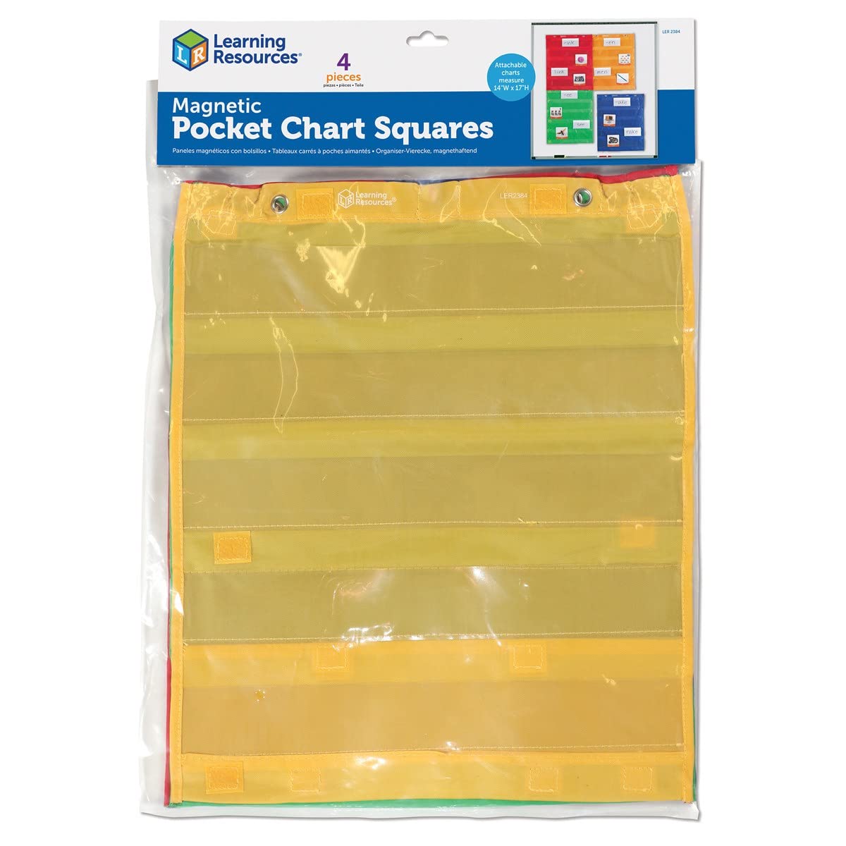 Foto 4 pulgar | Set De Gráficos De Bolsillo Learning Resources Magnetic Squares X4 - Venta Internacional.