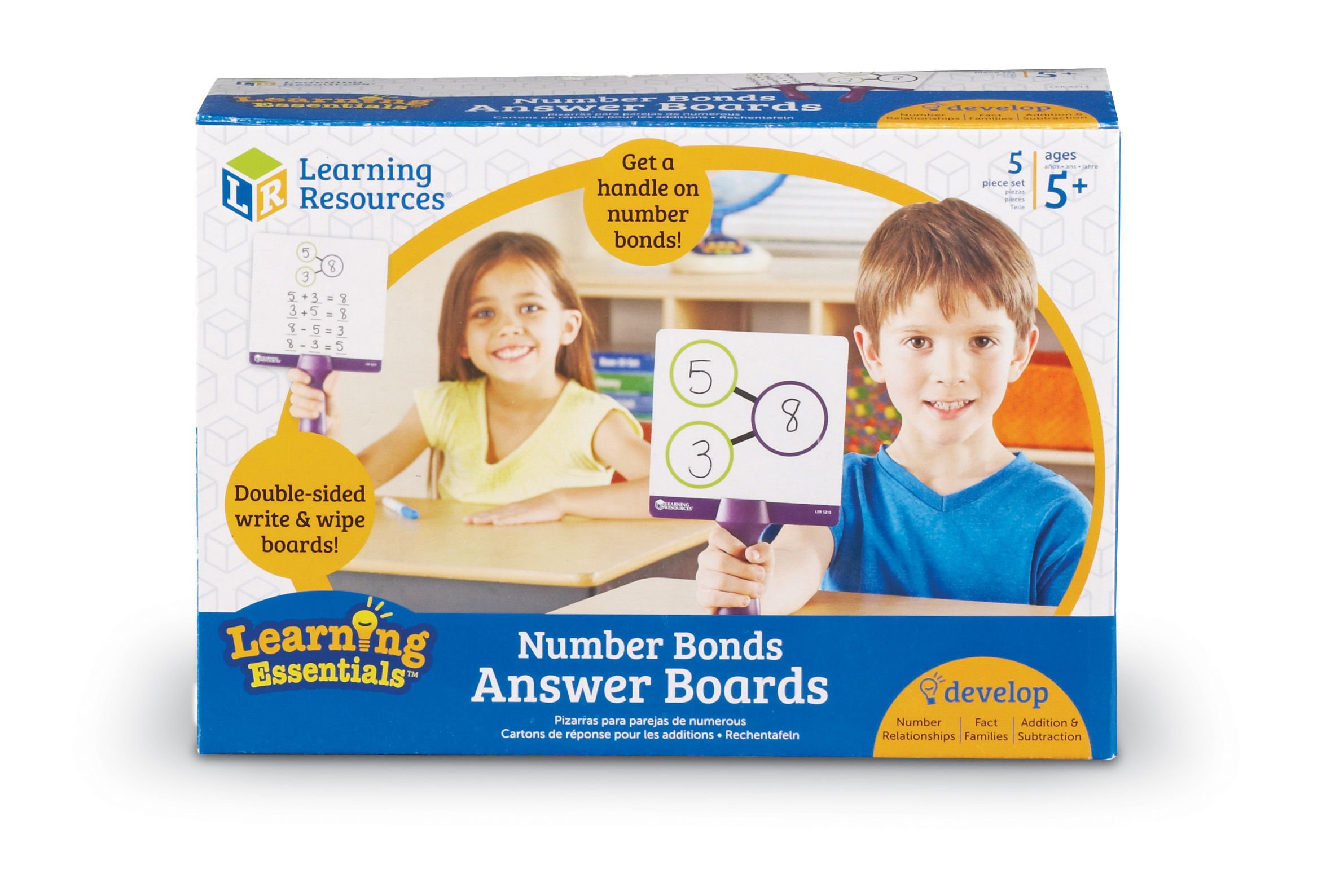 Foto 5 pulgar | Tableros De Respuestas Para Escribir Y Borrar, Recursos De Aprendizaje, Enlaces Numéricos - Venta Internacional.