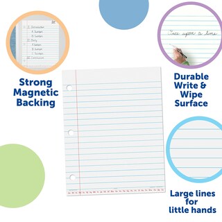 Foto 3 | Accesorios Para Pizarras, Recursos De Aprendizaje, Papel Magnético - Venta Internacional.