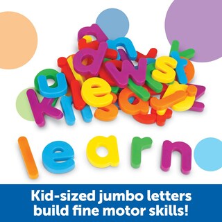 Foto 3 | Letras Minúsculas Magnéticas Learning Resources Jumbo 40 Unidades - Venta Internacional.
