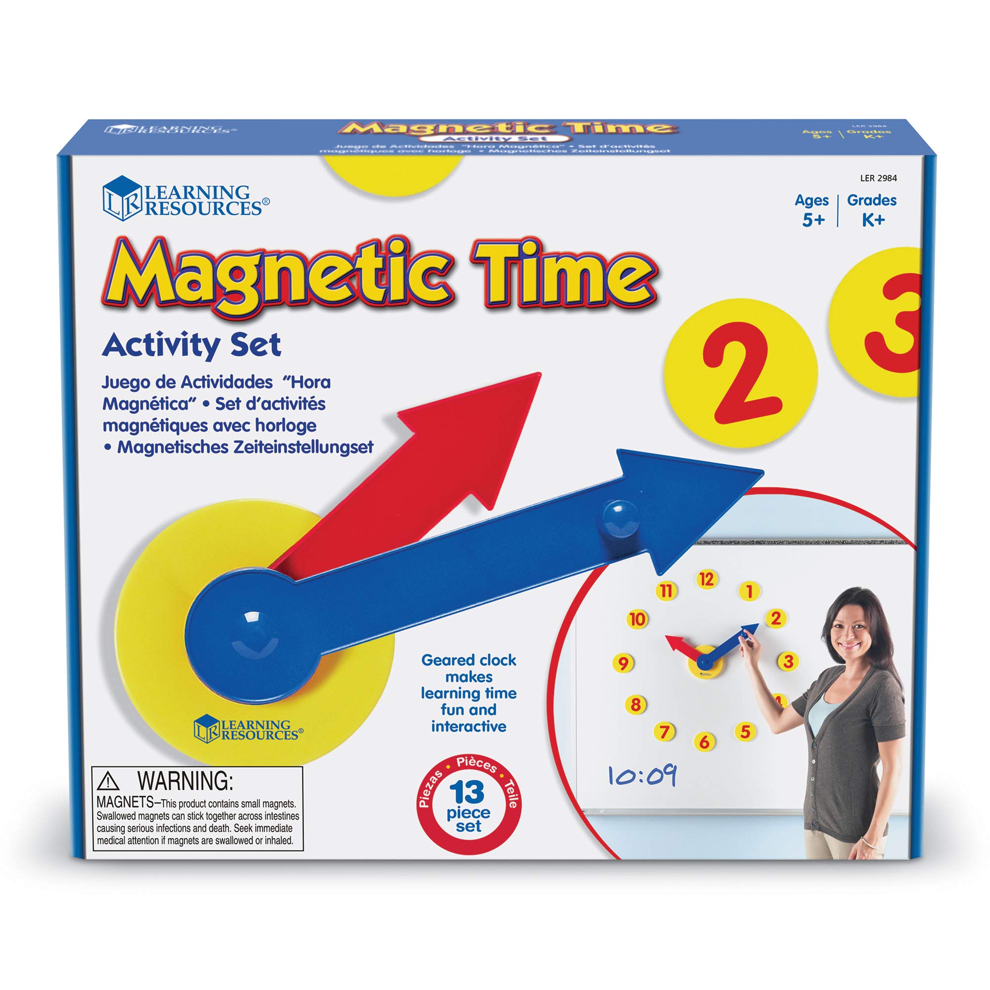 Conjunto De Actividades Y Recursos De Aprendizaje Magnetic Time Homeschool 5+ - Venta Internacional.