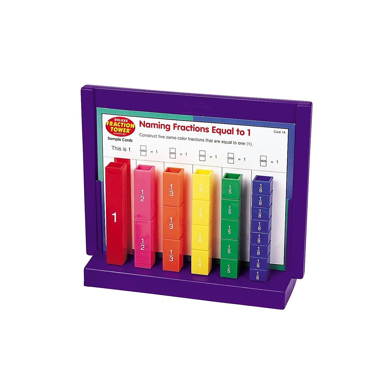 Foto 5 pulgar | Fraction Tower Set Learning Resources Deluxe, 51 Cubos, 6 O Más - Venta Internacional.