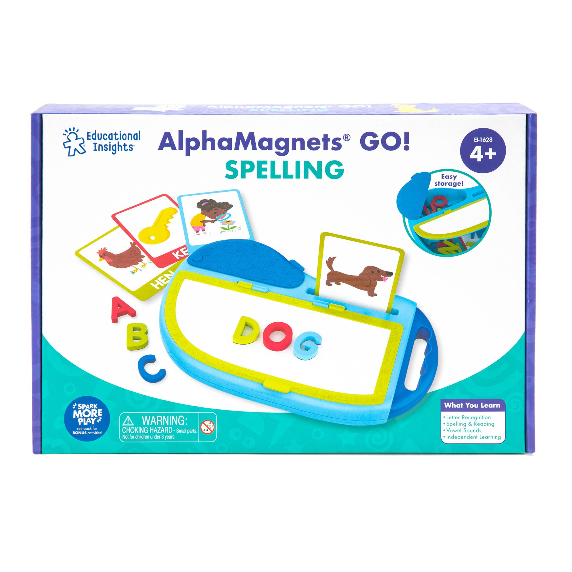 Foto 4 pulgar | Conjunto De Actividades De Ortografía Educational Insights Alphamagnets Go! - Venta Internacional.