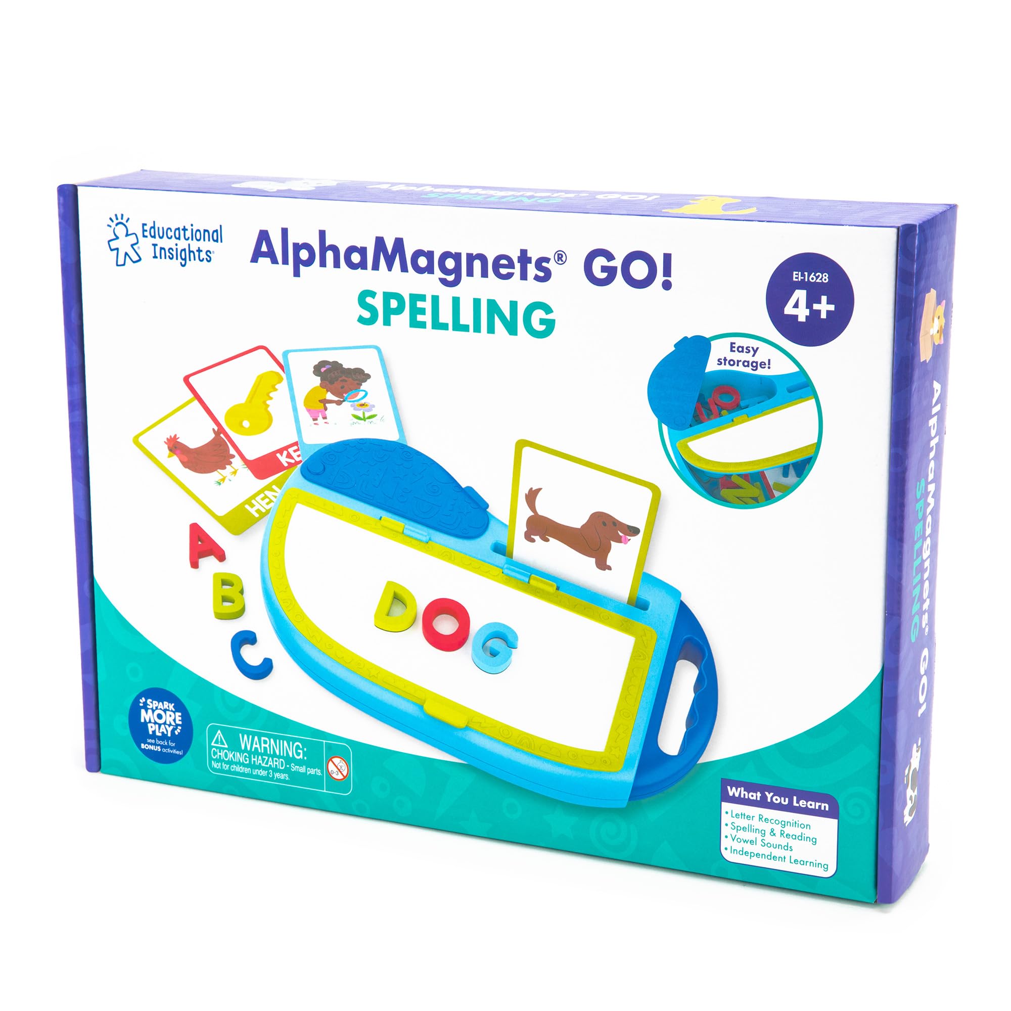 Foto 5 pulgar | Conjunto De Actividades De Ortografía Educational Insights Alphamagnets Go! - Venta Internacional.