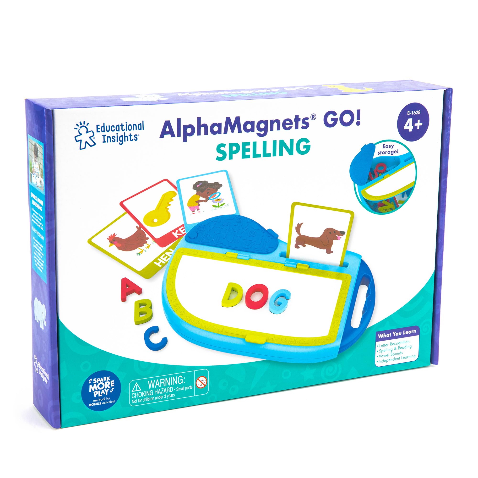 Foto 6 pulgar | Conjunto De Actividades De Ortografía Educational Insights Alphamagnets Go! - Venta Internacional.