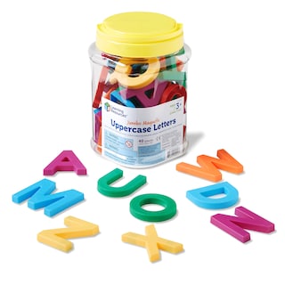 Foto 1 | Recursos De Aprendizaje Con Letras Mayúsculas Magnéticas Jumbo, 40 Unidades - Venta Internacional.