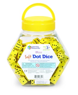 Foto 1 | Juego De Dados Soft Dot Learning Resources, 200 Unidades, Para Mayores De 3 Años - Venta Internacional.