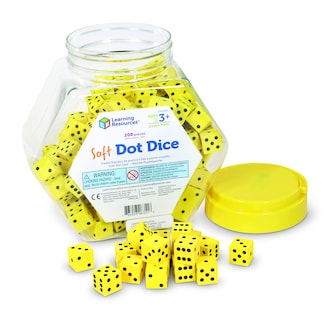 Foto 4 | Juego De Dados Soft Dot Learning Resources, 200 Unidades, Para Mayores De 3 Años - Venta Internacional.