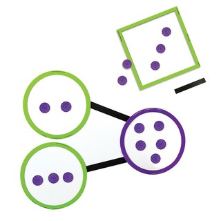 Foto 1 | Juego De Enlaces Numéricos Magnéticos, Recursos De Aprendizaje, 55 Piezas - Venta Internacional.