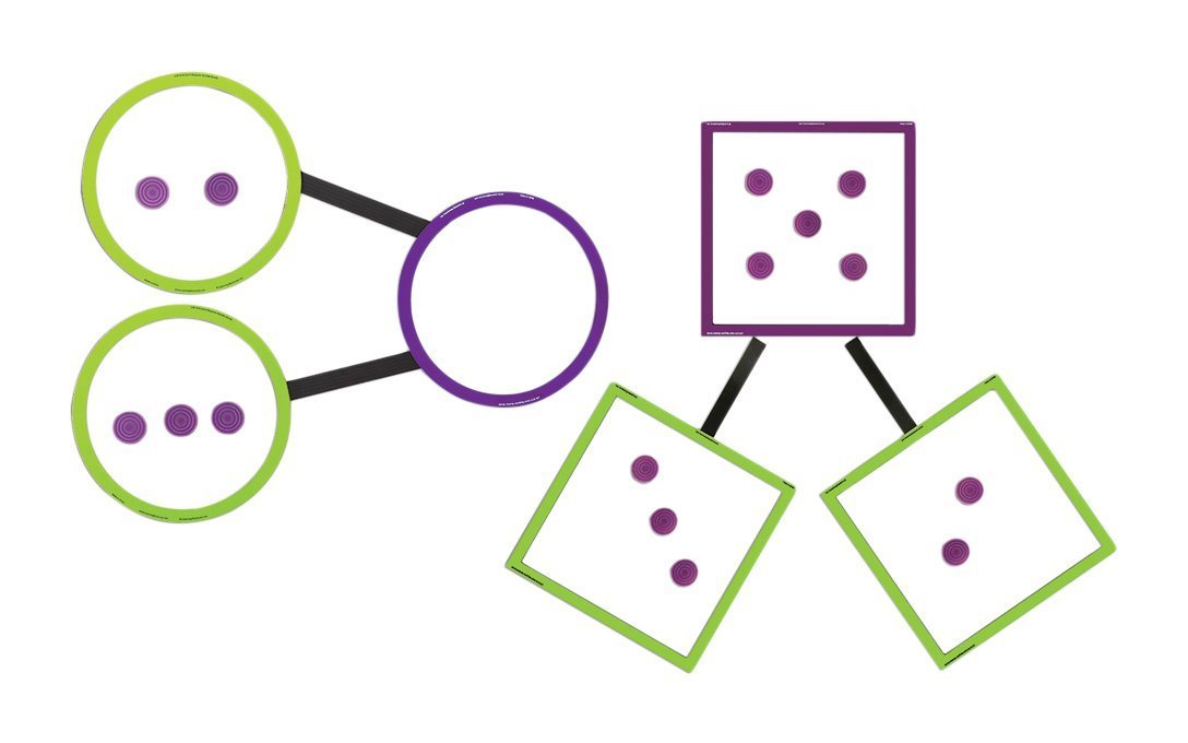 Foto 4 pulgar | Juego De Enlaces Numéricos Magnéticos, Recursos De Aprendizaje, 55 Piezas - Venta Internacional.