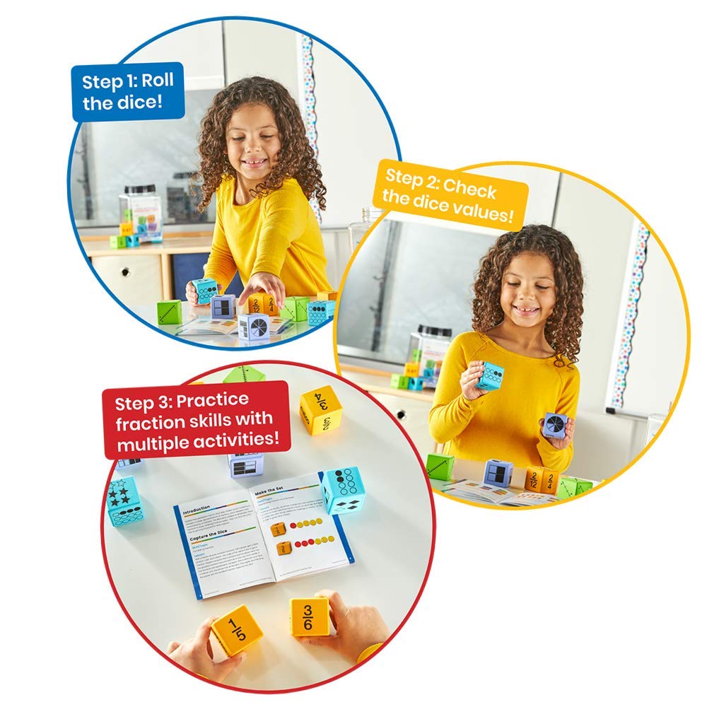 Foto 4 pulgar | Fraction Foam Dice Hand2mind 91268 Para Niños (juego De 16) - Venta Internacional.