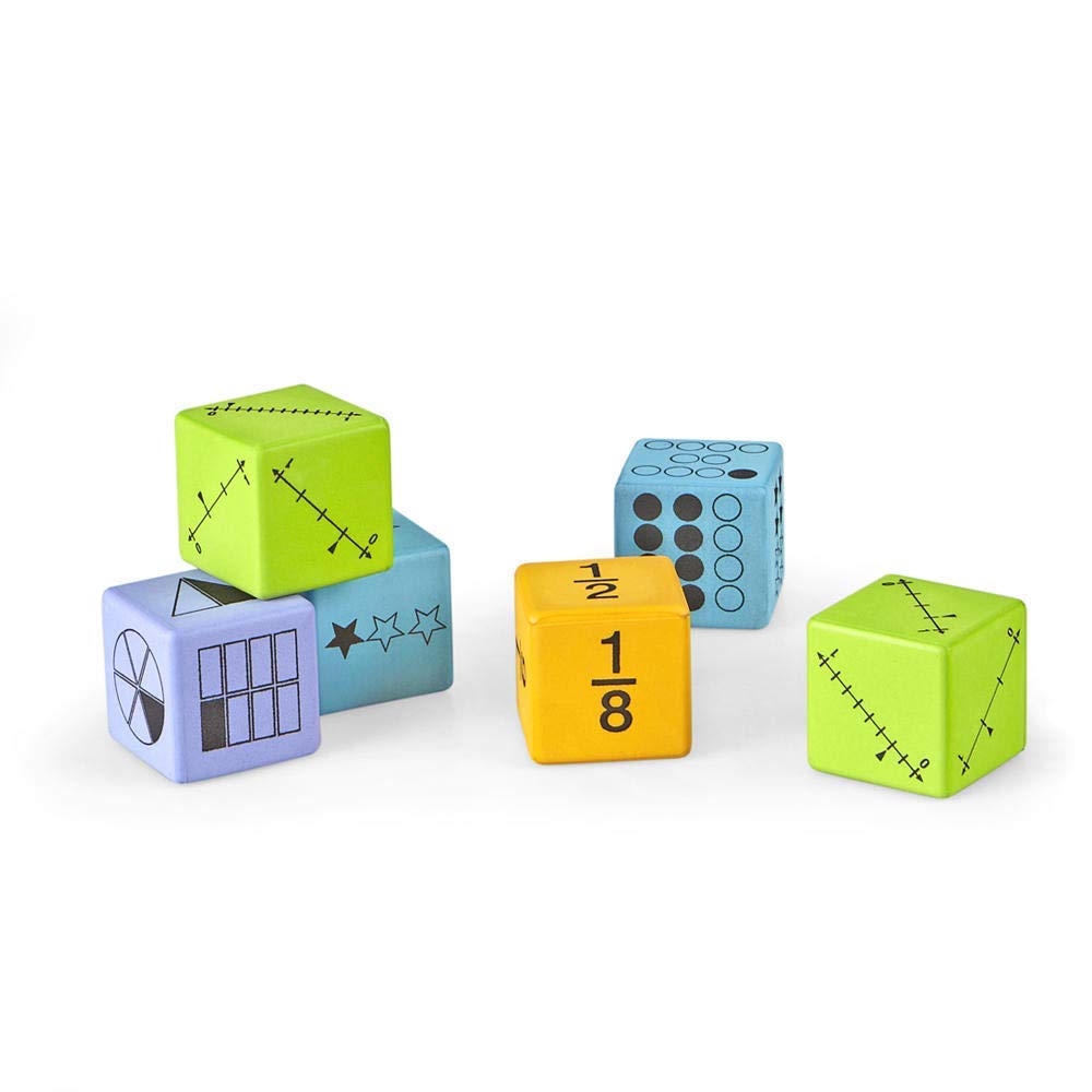 Foto 5 | Fraction Foam Dice Hand2mind 91268 Para Niños (juego De 16) - Venta Internacional.