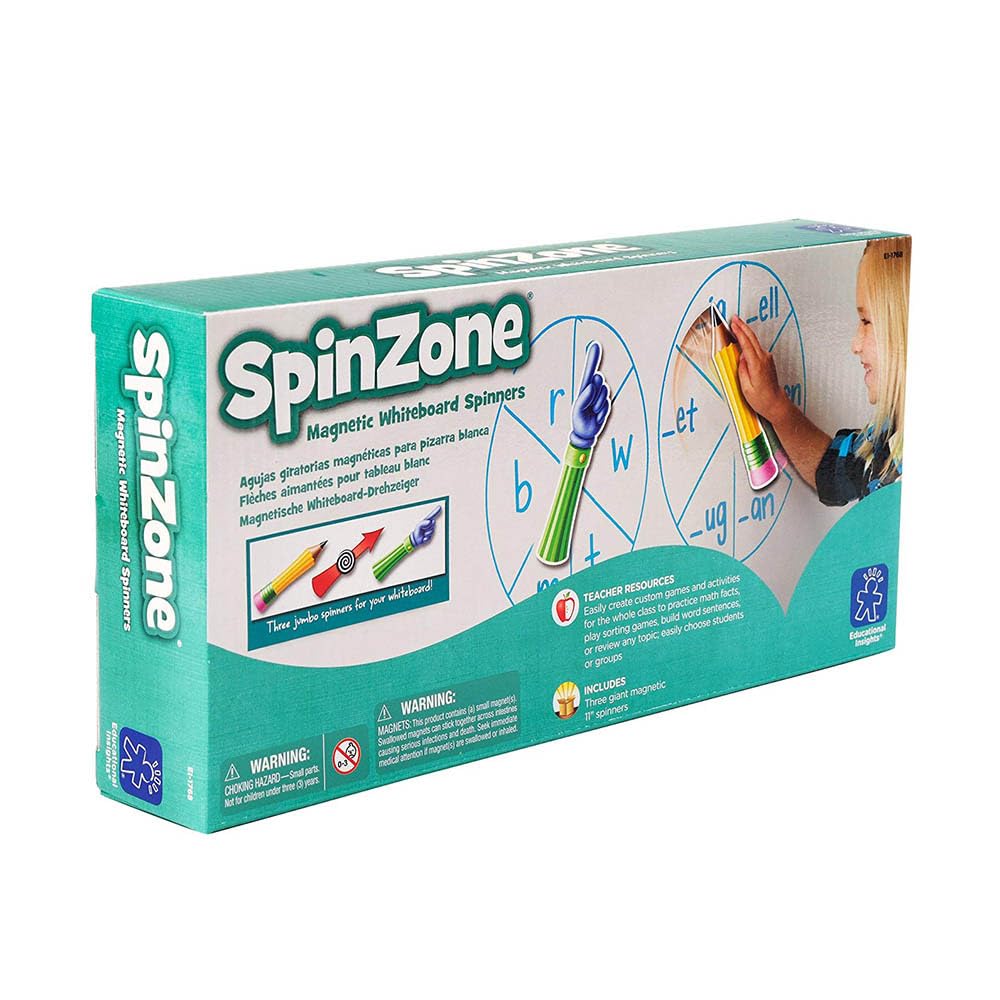 Hilanderos Magnéticos Para Pizarra Blanca Educational Insights Spinzone - Venta Internacional.