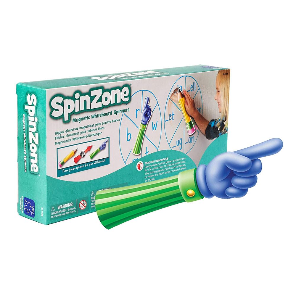 Foto 2 | Hilanderos Magnéticos Para Pizarra Blanca Educational Insights Spinzone - Venta Internacional.