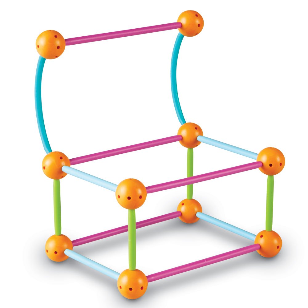 Foto 5 pulgar | Recursos De Aprendizaje De Geometry Set ¡sumérjase En Las Formas! 129 Piezas - Venta Internacional.