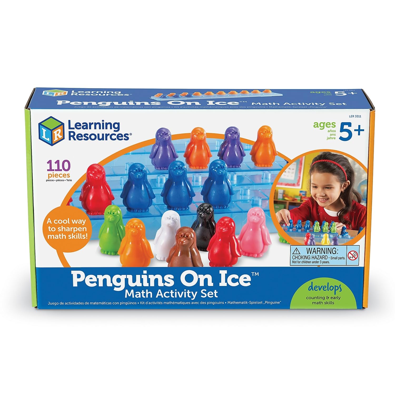 Foto 6 pulgar | Set De Actividades Matemáticas Learning Resources Penguins On Ice, 110 Unidades - Venta Internacional.