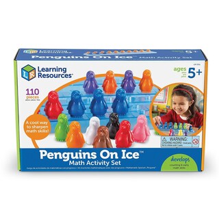 Foto 5 | Set De Actividades Matemáticas Learning Resources Penguins On Ice, 110 Unidades - Venta Internacional.