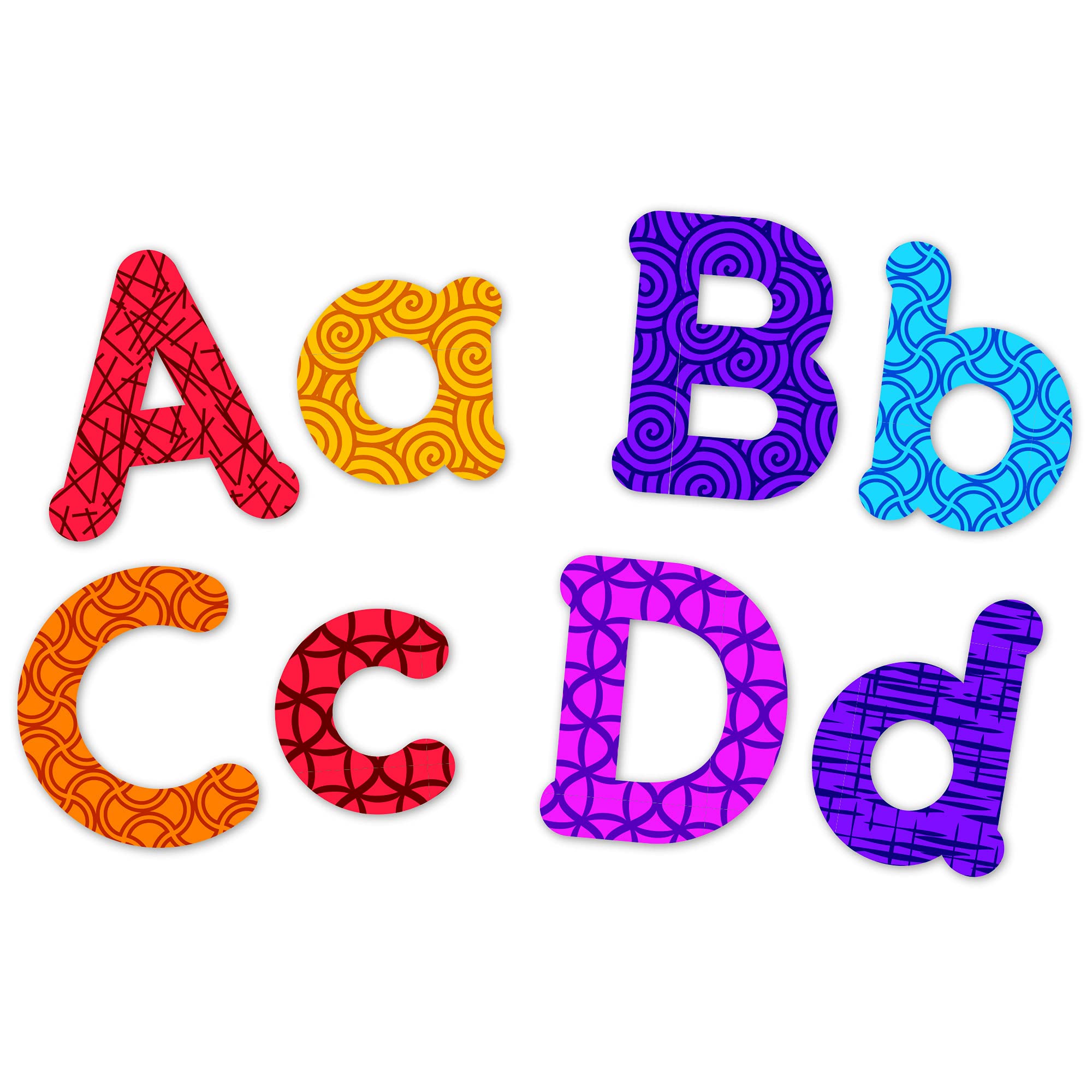Foto 4 pulgar | Recursos De Aprendizaje De Letras Mayúsculas Y Minúsculas Magnéticas - Venta Internacional.