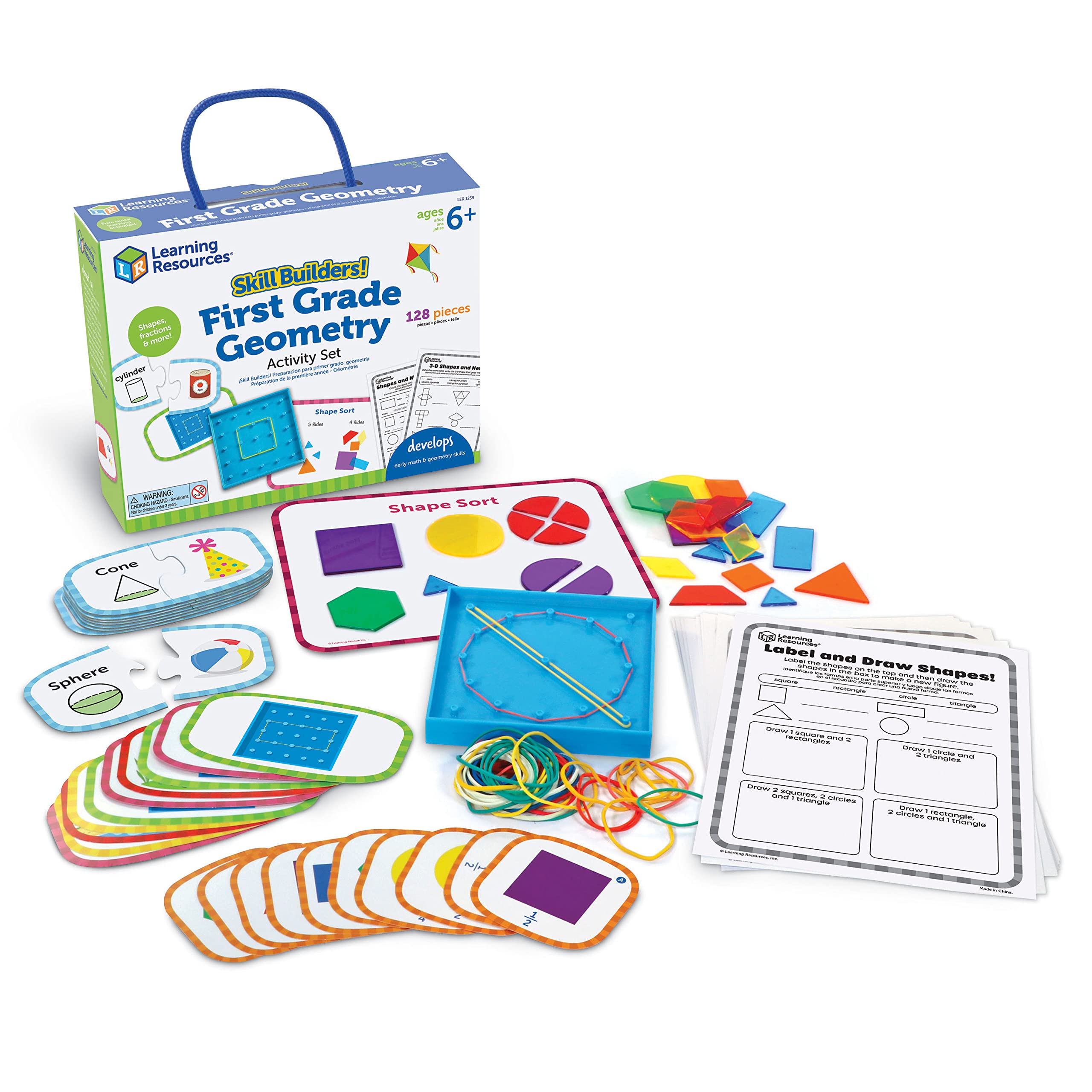 Foto 2 pulgar | Recursos De Aprendizaje ¡creadores De Habilidades! Conjunto De Geometría De Primer Grado - Venta Internacional.