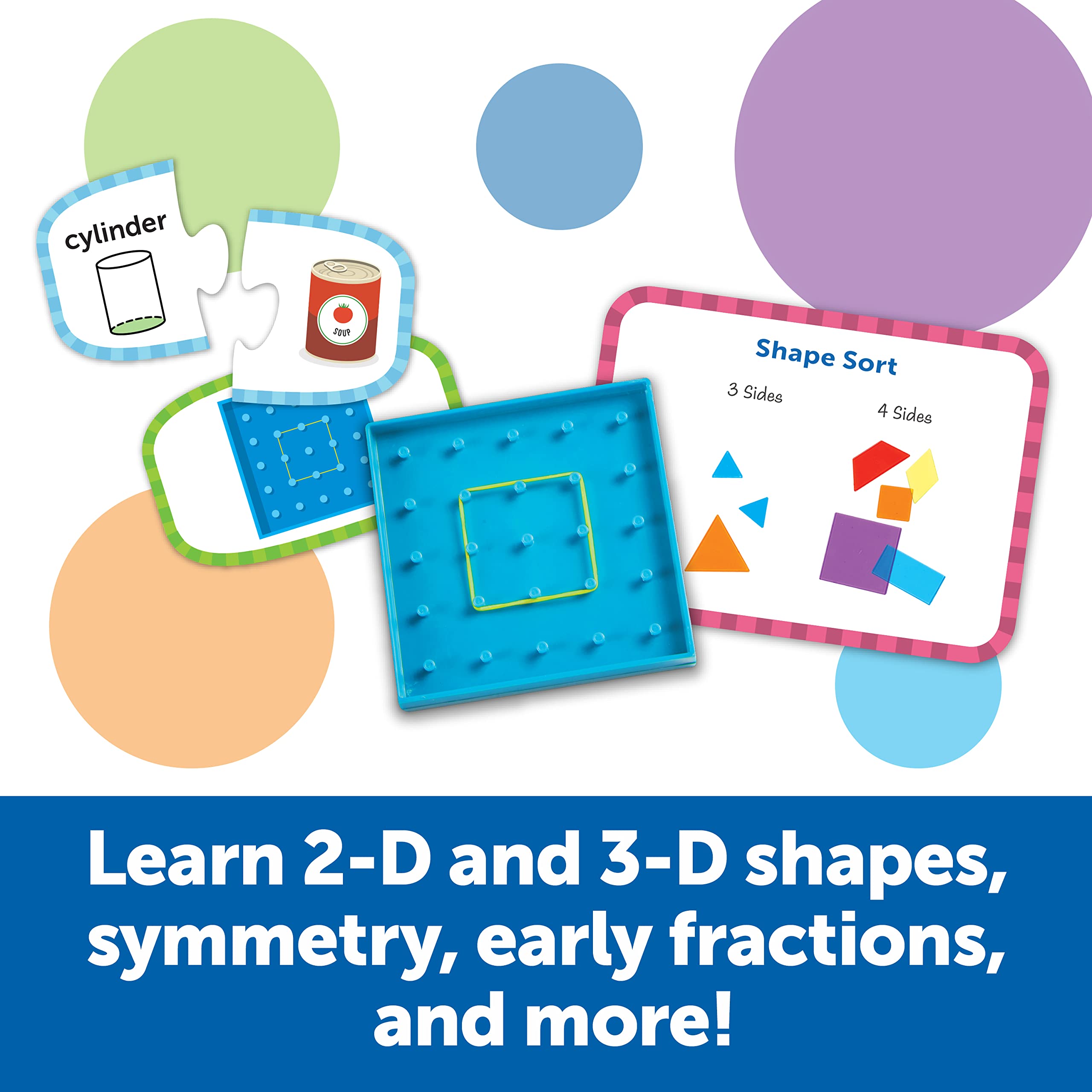 Foto 3 pulgar | Recursos De Aprendizaje ¡creadores De Habilidades! Conjunto De Geometría De Primer Grado - Venta Internacional.