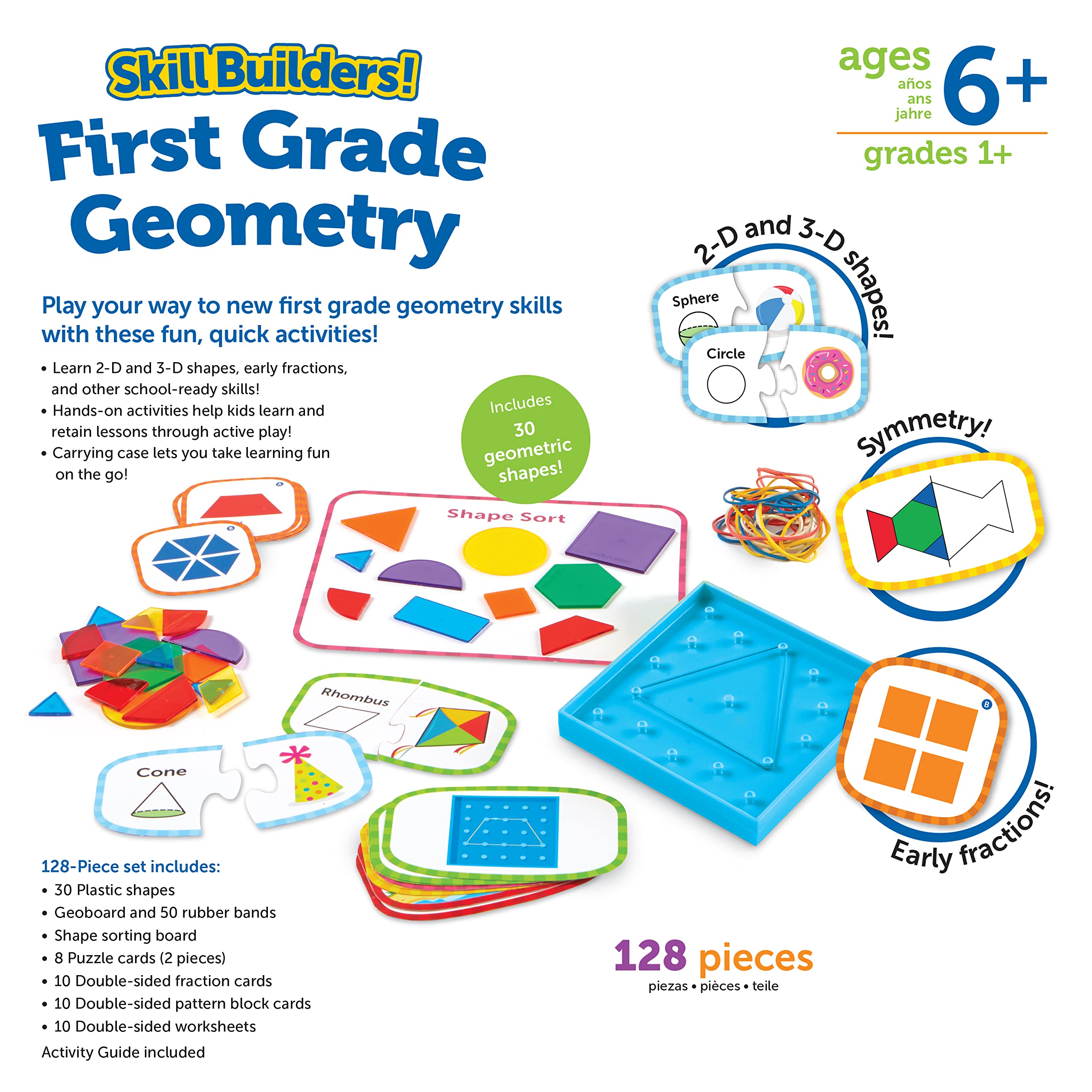 Foto 7 pulgar | Recursos De Aprendizaje ¡creadores De Habilidades! Conjunto De Geometría De Primer Grado - Venta Internacional.