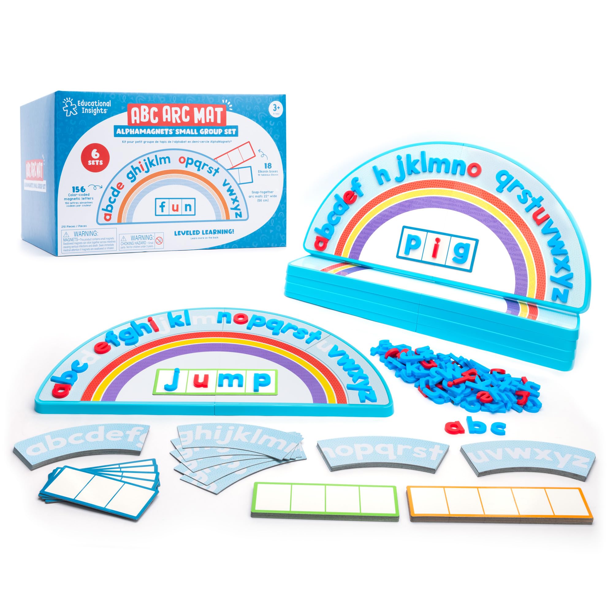 Foto 2 pulgar | Alphabet Puzzles Educational Insights Abc Arc Mat Alpha Magnets - Venta Internacional.
