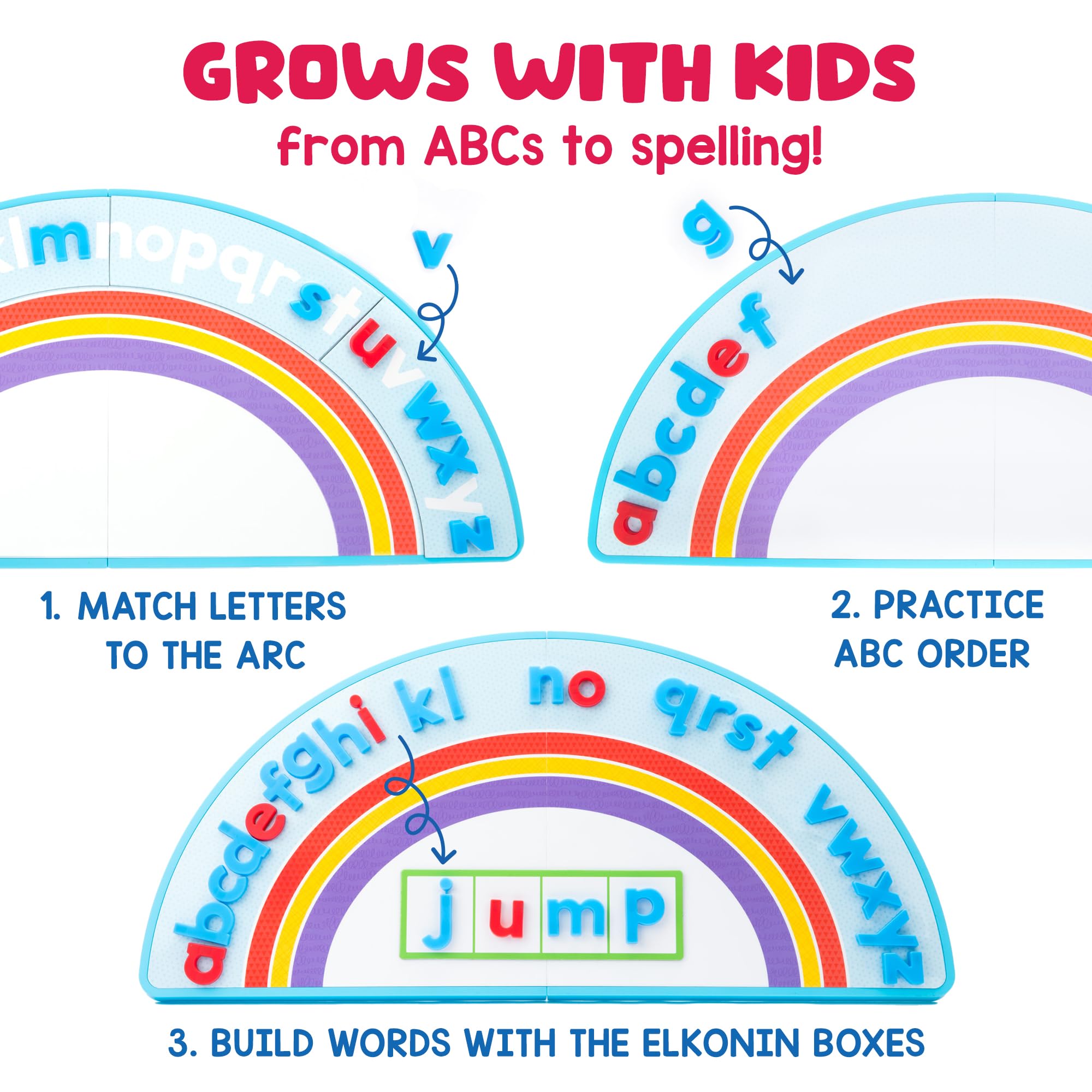 Foto 4 pulgar | Alphabet Puzzles Educational Insights Abc Arc Mat Alpha Magnets - Venta Internacional.