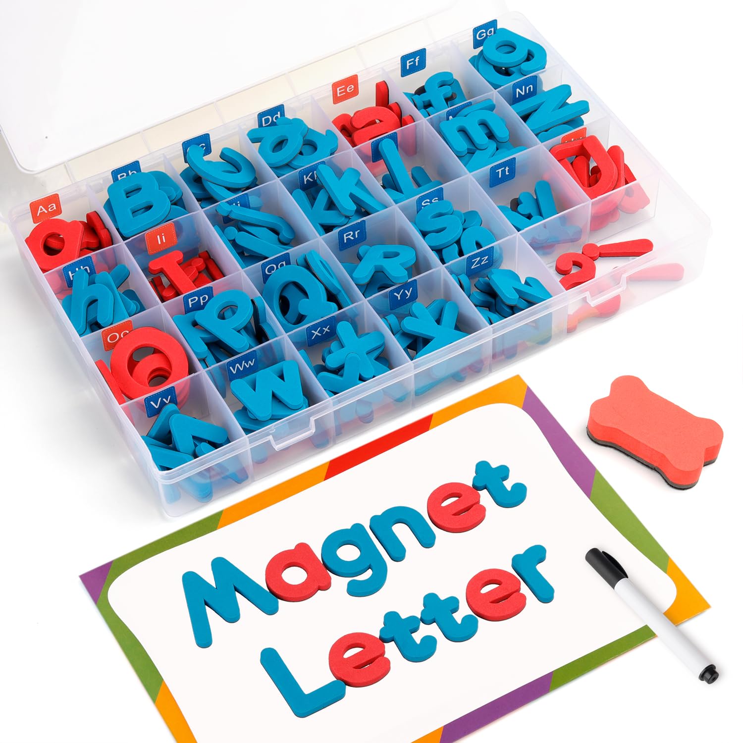 Foto 1 | Juego De Juguetes Educativos Coogam Magnetic Letters 251 Piezas Con Tablero - Venta Internacional.