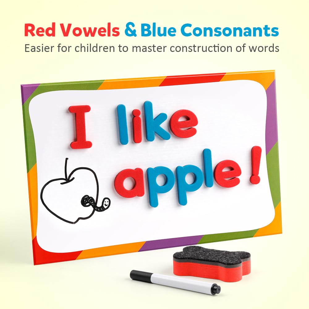 Foto 4 | Juego De Juguetes Educativos Coogam Magnetic Letters 251 Piezas Con Tablero - Venta Internacional.