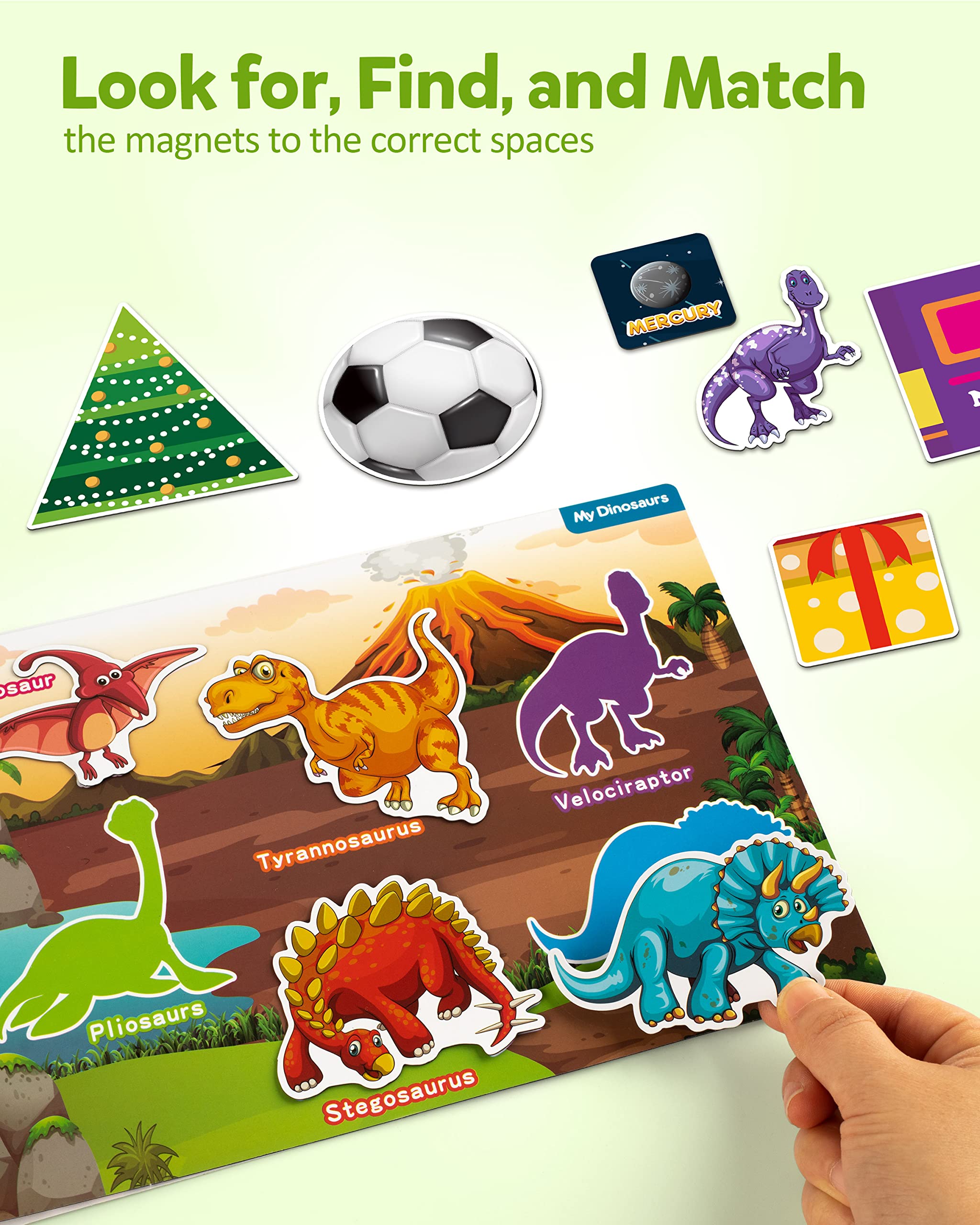 Foto 4 pulgar | Libro Magnético Busy Book Coogam Preschool Con 9 Pegatinas Temáticas Para Niños - Venta Internacional.