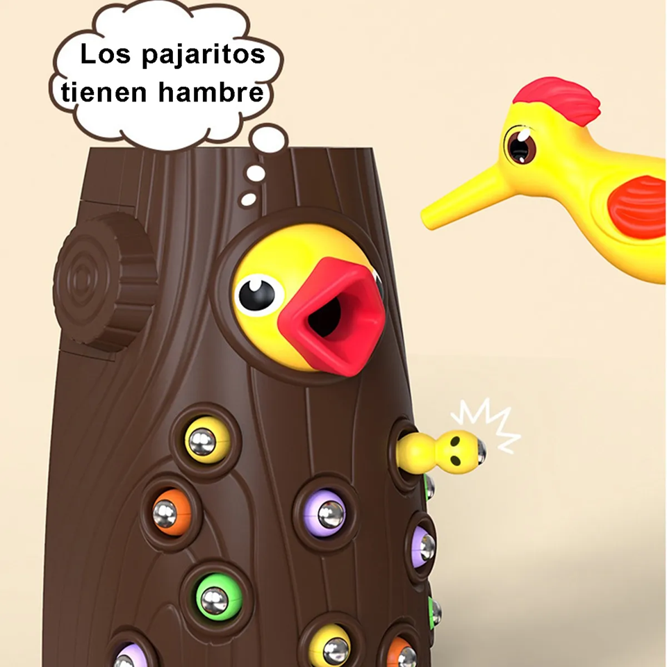 Foto 4 pulgar | Niños Juguete De Pájaro Carpintero Juego Atrapar