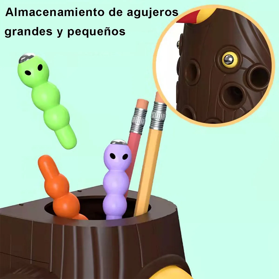 Foto 4 | Niños Juguete De Pájaro Carpintero Juego Atrapar