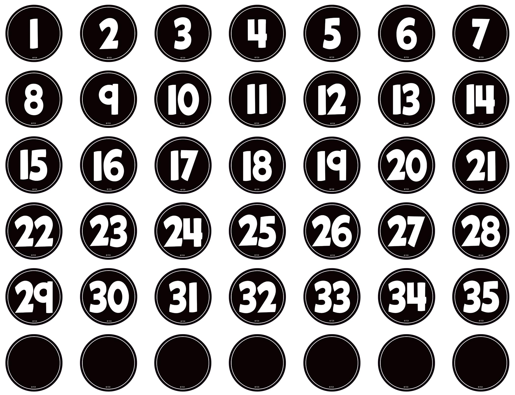 Foto 2 | Recursos Creados Por Maestros Sobre Acentos Magnéticos Números En Blanco Y Negro - Venta Internacional.